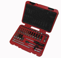 42PC 1/4" DR. METRIC / AF SOCKET SET