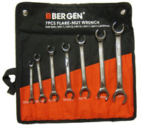 7PC.FLARE NUT WRENCH SET 8-24MM