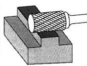 Franklin Tools 8mm Dia Burr - Cylindrical NFC (AB08NF)