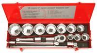Franklin Tools 15pc Socket Set 1" dr 36-80mm (FT1015)