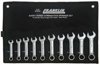 Franklin Tools 10pc Short Combi Spanner Set 8-19 (FT574)