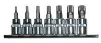 Franklin Tools 7pc Spline Bit Sockets on Rail 50mm (TA5621)
