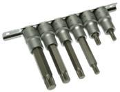 Franklin Tools 6pc Spline Bit Sockets on Rail 1/2"dr (TA562)