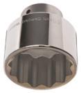 FRANKLIN 65mm Bi-Hex 12pt Socket 3/4" dr