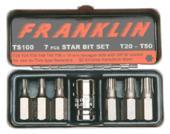 Franklin Tools Star Bit Set 20-50 S2 3/8" (TS100)