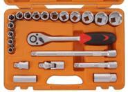 Franklin Tools 22pc Socket Set 72T 1/2" dr (XL1222)