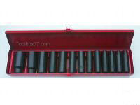 BERGEN 13pc 1/2"Dr DEEP IMPACT SOCKETS (AF) 