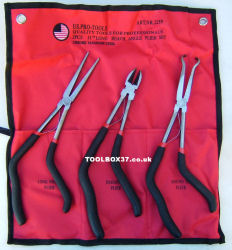 US PRO TOOLS 3PC NIPPER PLIER SET 