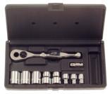 FRANKLIN 10pc HOLLOW STYLE SOCKET SET