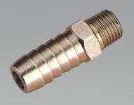 Male Screwed Tail Piece 1/4"BSPT - 1/2" Hose Pack of 5 (List Price £6.95 exc VAT) AC40