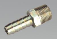Male Screwed Tail Piece 3/8"BSPT - 3/8" Hose Pack of 5 (List Price £8.95 exc VAT) AC41