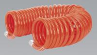 Coiled Air Hose 10mtr x Ø8mm 1/4"BSP (List Price £23.95 exc VAT) AH10C/8