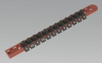 Socket Retaining Rail with 12 Clips 1/4"Sq Drive (List Price £7.45 exc VAT) AK1412