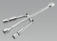 Lug Wrench 4-Way Folding 17, 19, 21, 22mm (List Price £14.95 exc VAT) AK2091