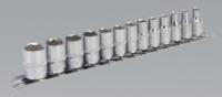 Socket Set WallDrive 13pc 1/4"Sq Drive Metric (List Price £13.95 exc VAT) AK2705
