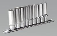 Socket Set Deep WallDrive 9pc 1/4"Sq Drive Imperial (List Price £23.95 exc VAT) AK2718