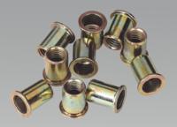Rivet Nut Flat Head Aluminium M10 x 1.5mm (1.0-4.0mm Cap) Pack of 10 (List Price £6.95 exc VAT) AK39602/2