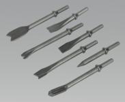 Air Hammer Chisel Set 7pc .401" Shank (List Price £17.95 exc VAT) AK57