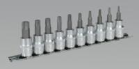 TRX-Star Socket Bit Set 3/8"Sq Drive 10pc (List Price £25.95 exc VAT) AK6207