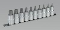 TRX-Star Socket Bit Set 1/2"Sq Drive 10pc (List Price £31.95 exc VAT) AK6208