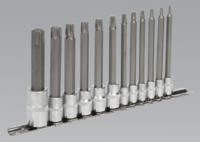 TRX-Star Socket Bit Set 12pc 1/4", 3/8" & 1/2"Sq Drive 100mm (List Price £36.95 exc VAT) AK6221