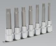 Ribe Socket Bit Set 7pc 1/2"Sq Drive 100mm (List Price £33.95 exc VAT) AK6235