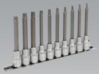 TRX-Star Socket Bit Set 10pc 3/8"Sq Drive 100mm (List Price £32.95 exc VAT) AK6236