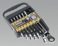 Flexi-Head Ratchet Combination Spanner Set 7pc Metric (List Price £119.95 exc VAT) AK63827