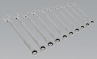 Combination Ratchet Spanner Set 10pc Extra-Long Metric (List Price £129.95 exc VAT) AK63910