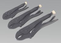 Locking Pliers Set 3pc Rust Resistant (List Price £25.95 exc VAT) AK668