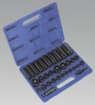 Impact Socket Set 32pc Standard/Deep 3/8" & 1/2"Sq Drive Metric/Imperial (List Price £73.95 exc VAT) AK681