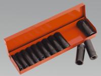 Impact Socket Set 12pc Deep 3/8"Sq Drive Metric/Imperial (List Price £26.95 exc VAT) AK683