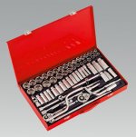 Socket Set 64pc 3/8" & 1/2"Sq Drive - WallDrive - DuoMetric (List Price £219.95 exc VAT) AK694