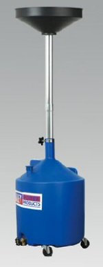 Mobile Oil Drainer 80ltr Manual Discharge (List Price £149.95 exc VAT) AK80D
