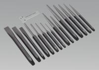 Punch & Chisel Set 16pc (List Price £46.95 exc VAT) AK9216