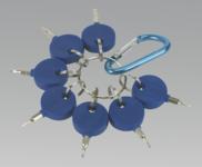 Micro Hex Bit Set on Keyring 7pc (List Price £8.95 exc VAT) AK97312