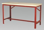 Workbench 1.5mtr Steel Wood Laminate Top (List Price £329.95 exc VAT) AP0615