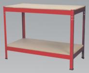 Workbench 1.2mtr Steel Wooden Top (List Price £99.95 exc VAT) AP1210