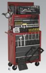 Tool Chest Combination 14 Drawer with Ball Bearing Runners - Red/Grey & 239pc Tool Kit (List Price £706.7 exc VAT) AP2250BBCOMBO