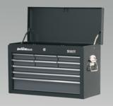 Topchest 9 Drawer with Ball Bearing Runners - Black/Grey (List Price £219.95 exc VAT) AP2509B