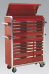 Topchest & Rollcab Combination 19 Drawer with Ball Bearing Runners - Red (List Price £1999.95 exc VAT) AP2919
