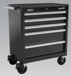 Rollcab 5 Drawer with Ball Bearing Runners - Black (List Price £449.95 exc VAT) AP33459B