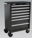 Rollcab 7 Drawer with Ball Bearing Runners - Black (List Price £529.95 exc VAT) AP33479B