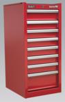 Hang-On Chest 8 Drawer with Ball Bearing Runners - Red (List Price £379.95 exc VAT) AP33589