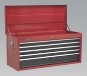 Topchest 5 Drawer with Ball Bearing Runners - Red/Black (List Price £529.95 exc VAT) AP4105B