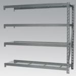 Heavy-Duty Racking Extension Pack with 4 Mesh Shelves 800kg Capacity Per Level (List Price £259.95 exc VAT) AP6572E