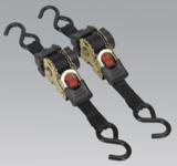 Auto Retractable Ratchet Tie Down 25mm 1.8mtr Length (List Price £39.95 exc VAT) ATD101