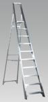 Aluminium Step Ladder 10-Tread Industrial BS 2037/1 (List Price £259.95 exc VAT) AXL10