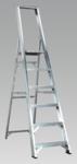 Aluminium Step Ladder 6-Tread Industrial BS 2037/1 (List Price £189.95 exc VAT) AXL6