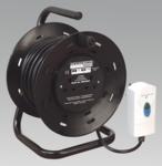 Cable Reel 25mtr with RCD Plug 2 x 230V (List Price £63.95 exc VAT) BCR25RCD
